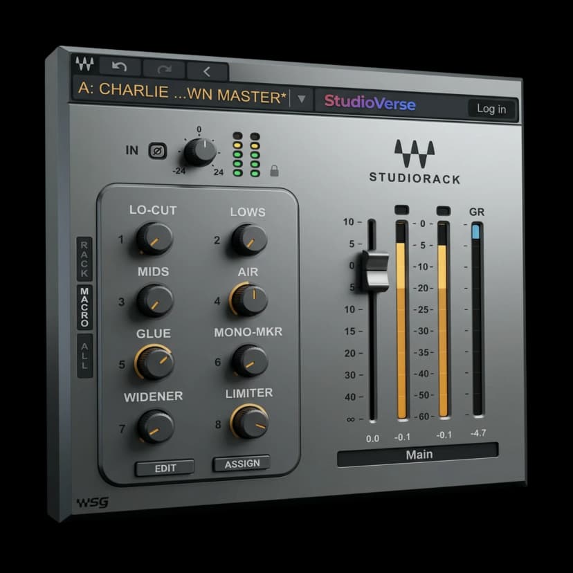 Waves StudioRack Master Chain